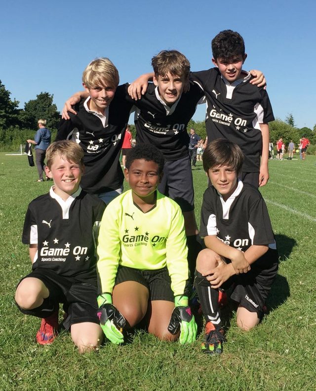Game On Football Match Team Photo
